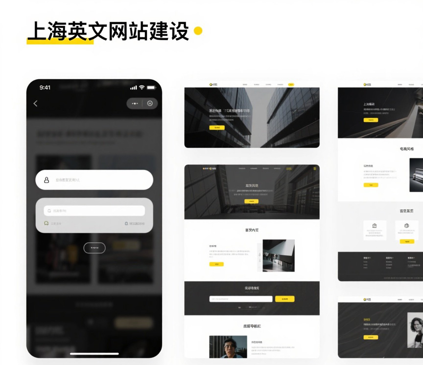 上海英文网站建设 - 用国际视野打开海外市场！